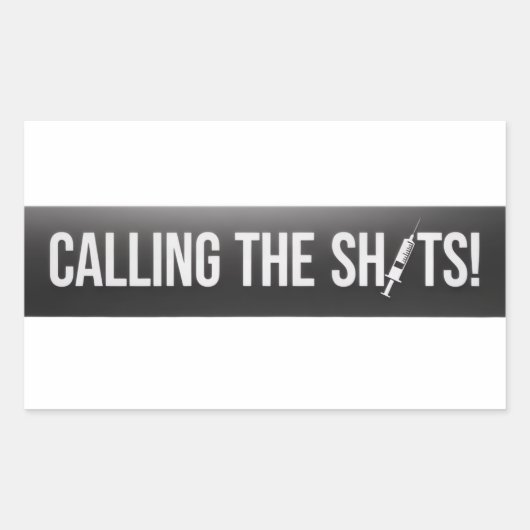 Calling the Shots - Medical Professional 長方形シール (正面)