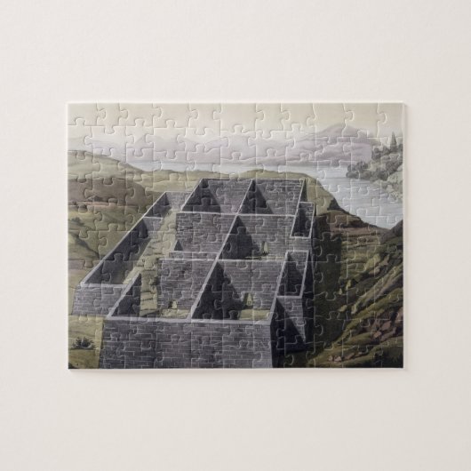 Callo、「Leからのペルーのインカ人宮殿の残物、 ジグソーパズル (横)