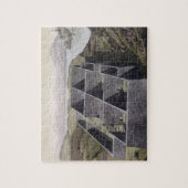 Callo、「Leからのペルーのインカ人宮殿の残物、 ジグソーパズル (縦)