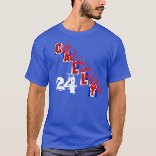 Cally Broadway Blueshirts大尉 Tシャツ (正面)