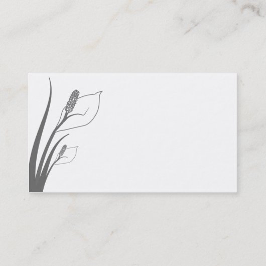 Cally Lilies名刺 名刺 (裏面)