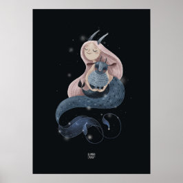 CALLY WAVES GOAT by Alexandra Dikaia ポスター