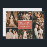 Callygraphy モダン 6 Photo Collage結婚's サンキューカード<br><div class="desc">エレガントモダン、Terracota Hand Letteredの写真結婚コラージュ数々のサンキューカード。6スタイリッシュ枚の写真を前面に、1結婚枚の写真を背面に並べたサンキューカードテンプレート。文字の「あなた感謝してい」と手で書渦巻形の道のスクリプトのフォントを白で燃えたオレンジや地球のテラコッタ色の背景。自分の名前とメッセージ感謝していを自分の名前に合わせる。デザイもしナーに救済は一致する文字が必要で連絡す！ノートを手書きで書き込む方が好きで、サンプル宇宙を削除するだけで良い。</div>
