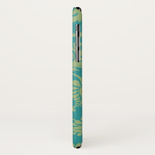 CALMと保Cupcakesは食べ、任意の色のティール（緑がかった色）を変更します Case-Mate iPhoneケース (裏面/左)