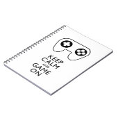 CALMと保GAME ON – ゲームパッド ノートブック (左側)