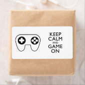 CALMと保GAME ON – ゲームパッド ラベル (インサイチュ)