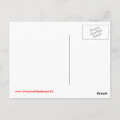 Calmと保Get Adjustedカイロプラクティックポストカード ポストカード (裏面)