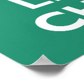 Calmと保Leprechaun ポスター (角)