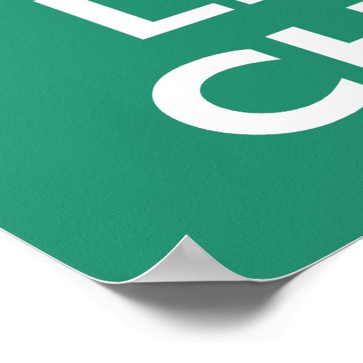 Calmと保Leprechaun ポスター (角)