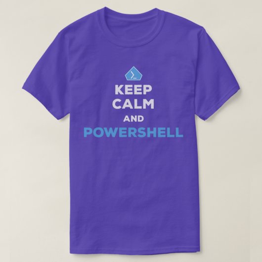 Calmと保Powershellバルサミックのバランス Tシャツ (デザイン正面)