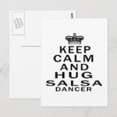 CalmとHug保 Salsaのダンサー ポストカード (正面/裏面)