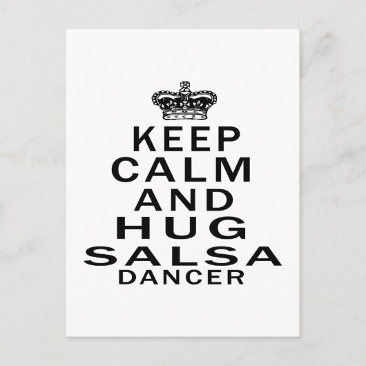 CalmとHug保 Salsaのダンサー ポストカード (正面)