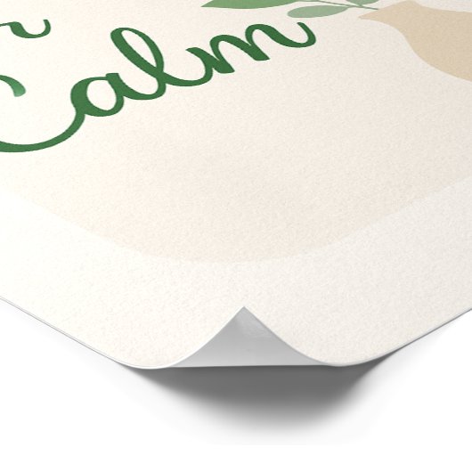 Calmの宇宙を作成 ポスター (角)