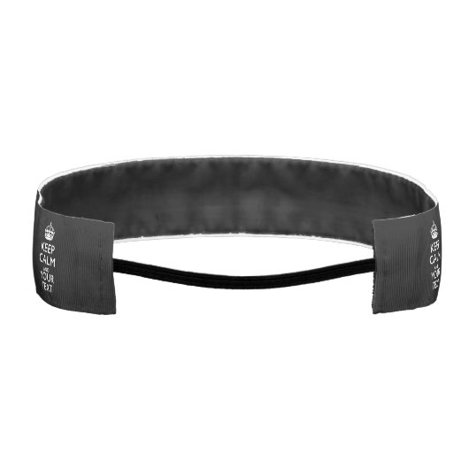 CALMパーソナライズされた保の背景色の変更 アスレチックヘッドバンド (裏面)