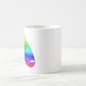 Calmホリはっきりしたゾンサーフィン コーヒーマグカップ (中央)