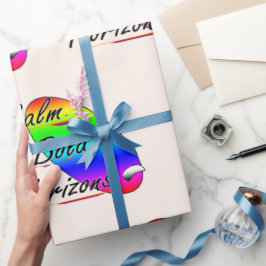 Calmホリはっきりしたゾンサーフィン ラッピングペーパー