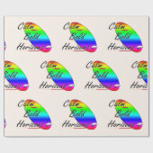 Calmホリはっきりしたゾンサーフィン ラッピングペーパー (フラット)