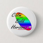Calmホリはっきりしたゾンサーフィン 缶バッジ (正面)