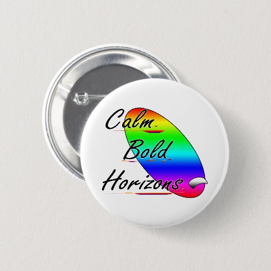 Calmホリはっきりしたゾンサーフィン 缶バッジ (正面&裏面)