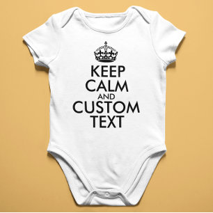 Calm保と独自のMake Add文字の作成 ベビーボディスーツ