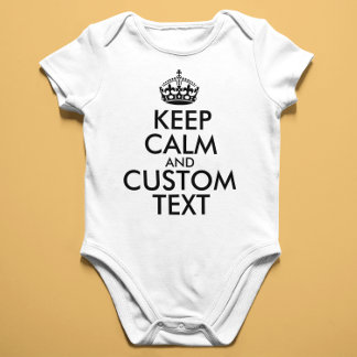 Calm保と独自のMake Add文字の作成 ベビーボディスーツ