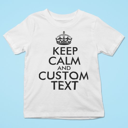 Calm保と独自のMake Add文字の作成 Tシャツ