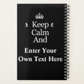 Calm保とAdd Your Text Personalize プランナー手帳 (裏面)