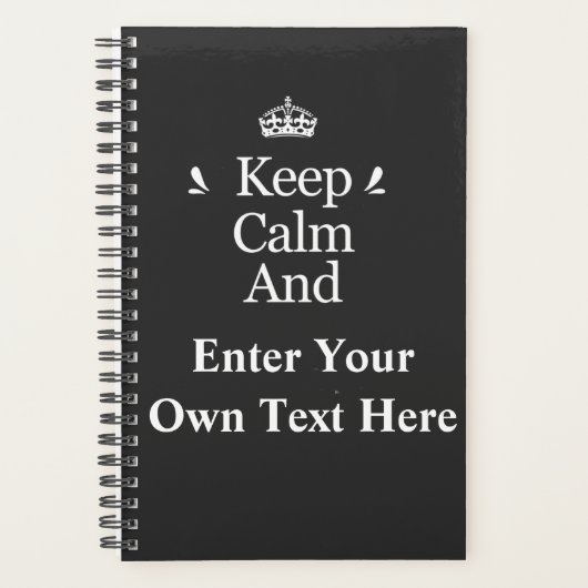 Calm保とAdd Your Text Personalize プランナー手帳 (正面)