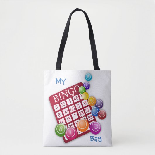 Calm保とBingo On *パーソナライズ* トートバッグ (正面)