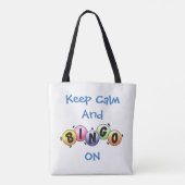 Calm保とBingo On *パーソナライズ* トートバッグ (裏面)