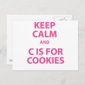 Calm保とCはCookie用 ポストカード (正面/裏面)