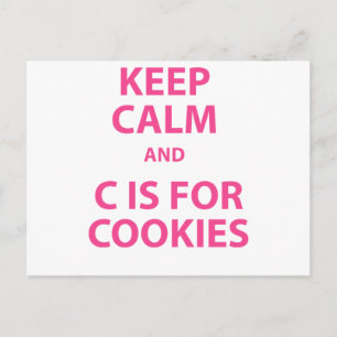 Calm保とCはCookie用 ポストカード
