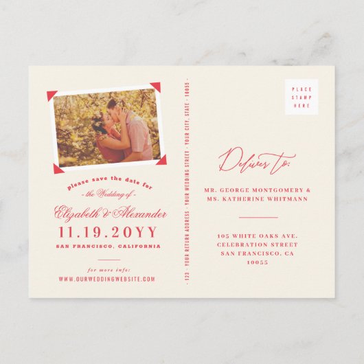 Calm保とDate Chrileスクリプトの保存おもしろい 案内ポストカード (裏面)