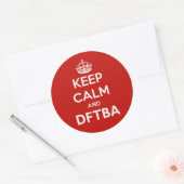 Calm保とDFTBA Be素晴らし ラウンドシール (封筒)