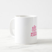 CALM保とEMILYによる名前の取り扱いおもしろいを コーヒーマグカップ (正面左)