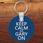 Calm保とGary On (任意の色) キーホルダー (正面)