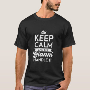 Calm保とGianniにGianni Lonという名前を付ける Tシャツ