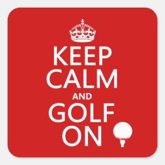 Calm保とGolf On – すべてのカラーで利用可能 スクエアシール
