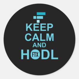 Calm保とHodl FTXコイン ラウンドシール