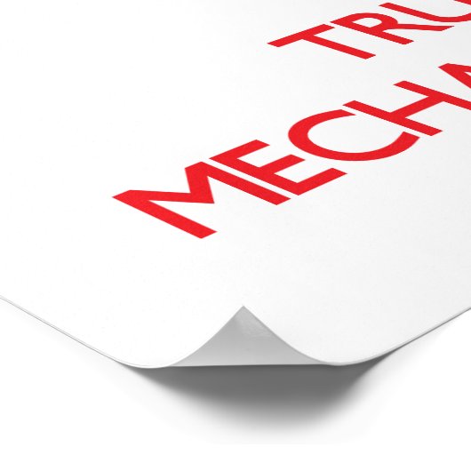 Calm保とMechanicalエンジニアーを信頼する ポスター (角)