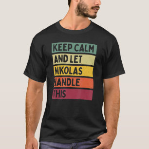 Calm保とNikolasがこのレトロ引用文を処理 Tシャツ