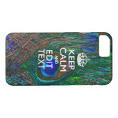 Calm保とPeacock Decorのテキスト Case-Mate iPhoneケース (裏面(横))