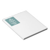 Calm保とQuilt On – すべてのカラーで使用可能 ノートパッド (アングル)