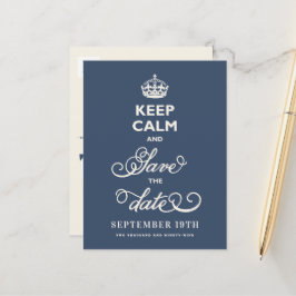 Calm保とSave The Date Chrile Scriptおもしろい Ann 案内ポストカード