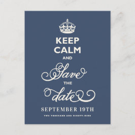 Calm保とSave The Date Chrile Scriptおもしろい Ann 案内ポストカード