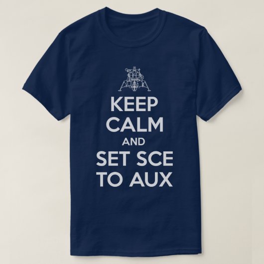 Calm保とSCEをAUXに設定 Tシャツ (デザイン正面)