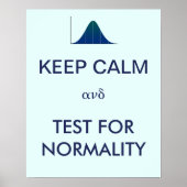 CALM保とTest for Normality Statistics ポスター (正面)