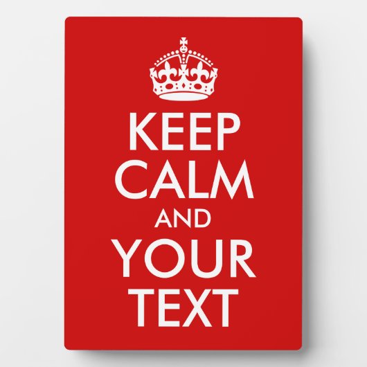 Calm保とYour Text フォトプラーク (正面)