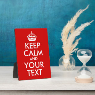 Calm保とYour Text フォトプラーク