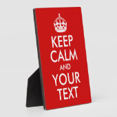 Calm保とYour Text フォトプラーク (側面)